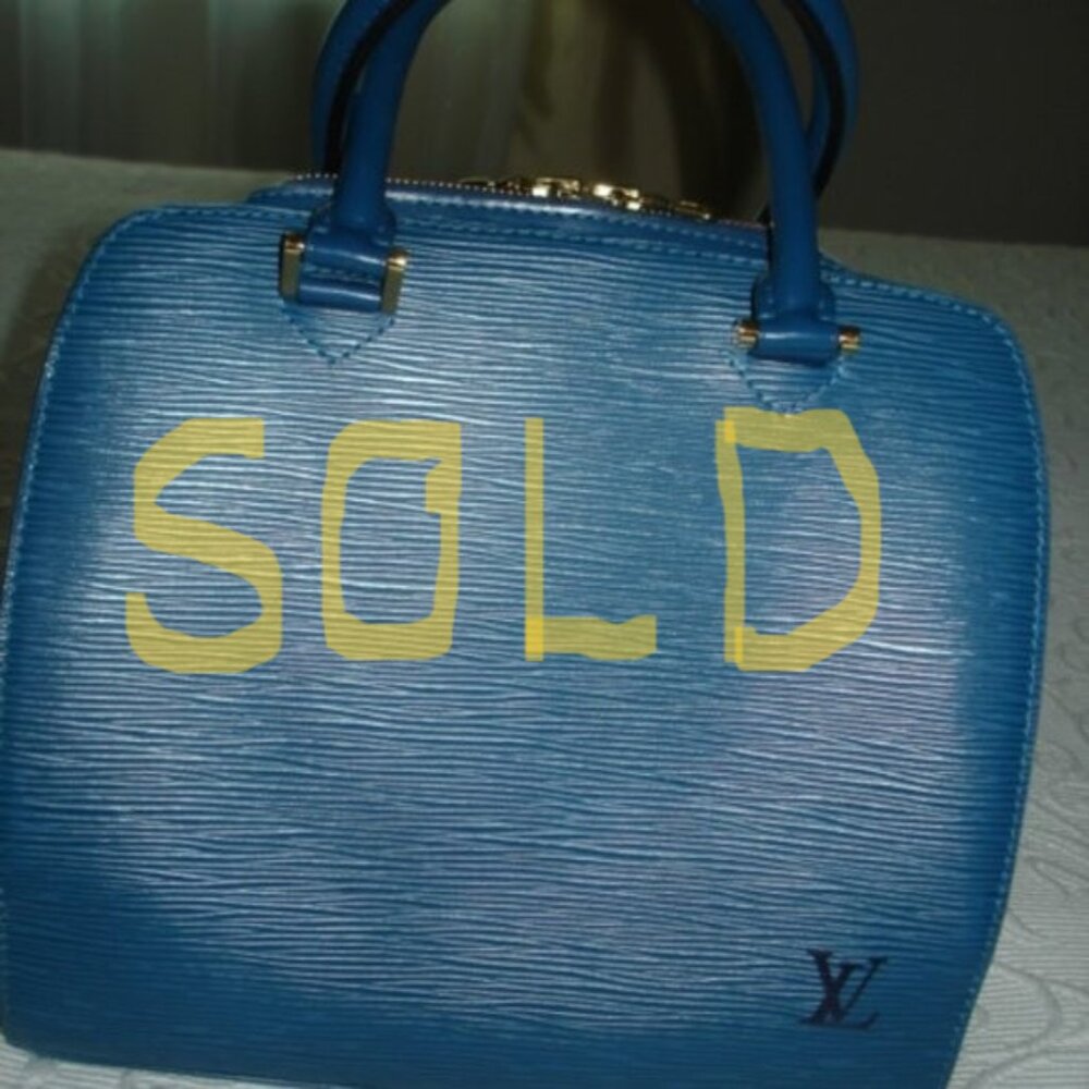 Louis Vuitton Blue Pont Neuf EXCELLENT